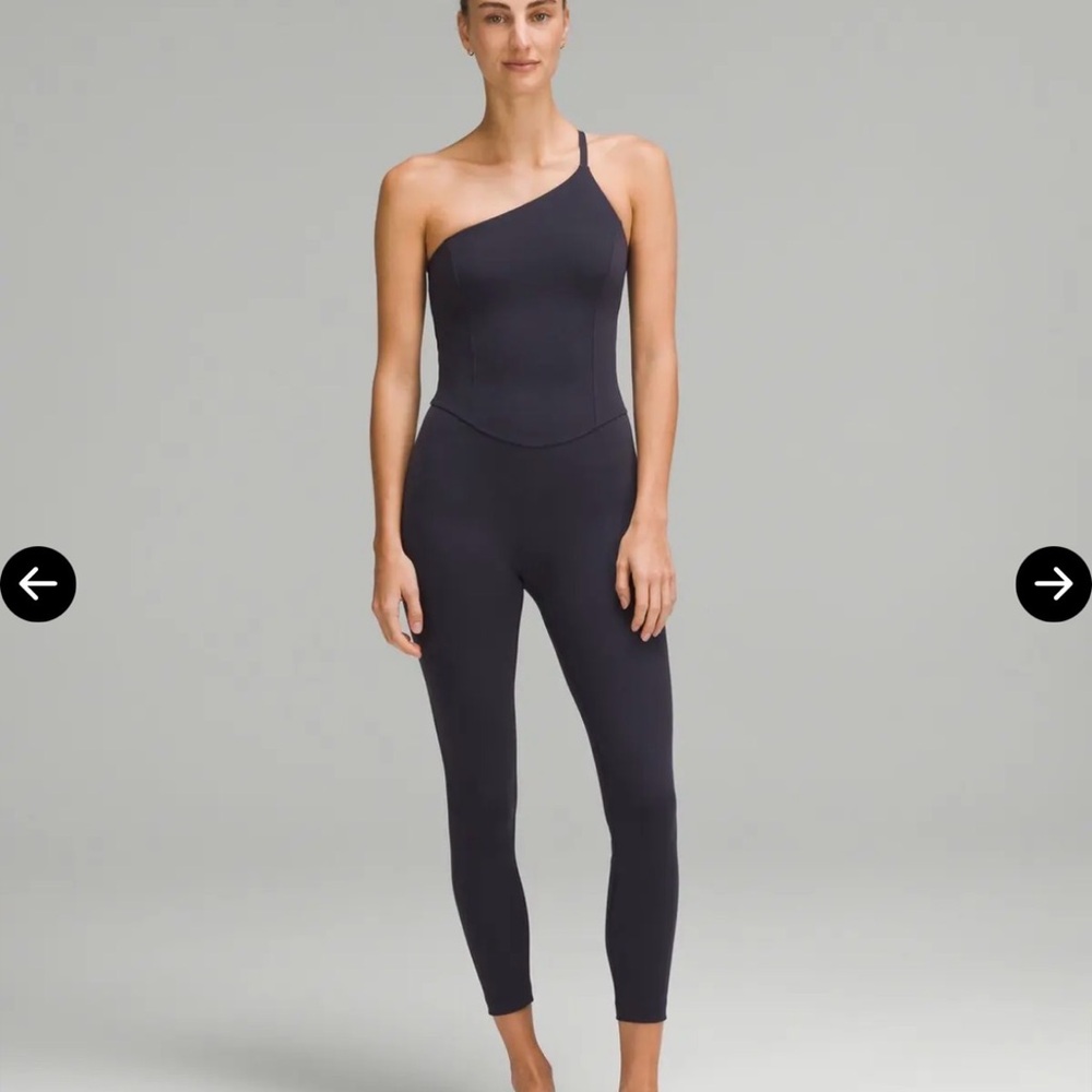 Lululemon One-Shoulder Navy Jumpsuit - Women